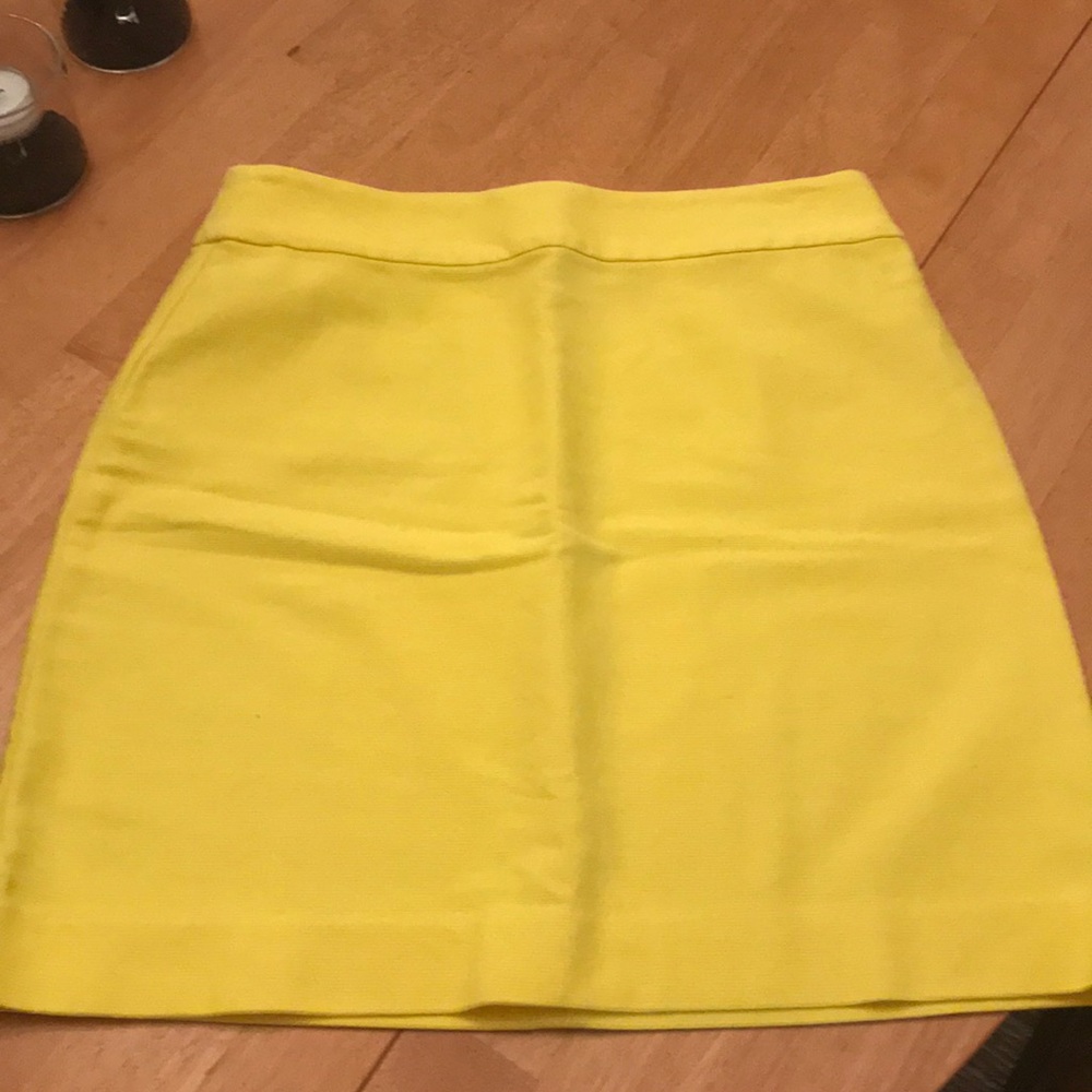 Loft Yellow Skirt